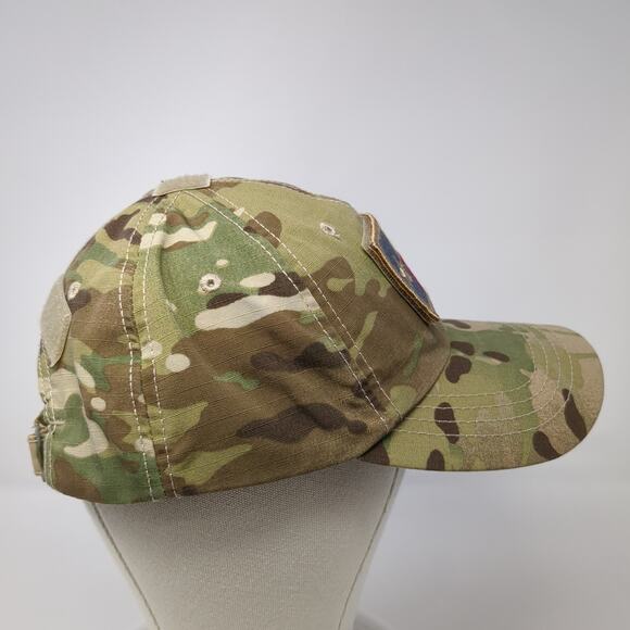 Texas Flag Slideback Baseball Cap Multicolor One Size Embroidered Camo Condor - Picture 5 of 9